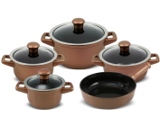 Conjunto Panelas de Cerâmica Ceraflame – Duo Smart – 5 Peças na Amazon