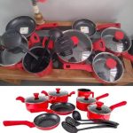 Conjunto Panelas Indução Cerâmico Pratic Cook Red 10 Pç Mimo na Mercado Livre