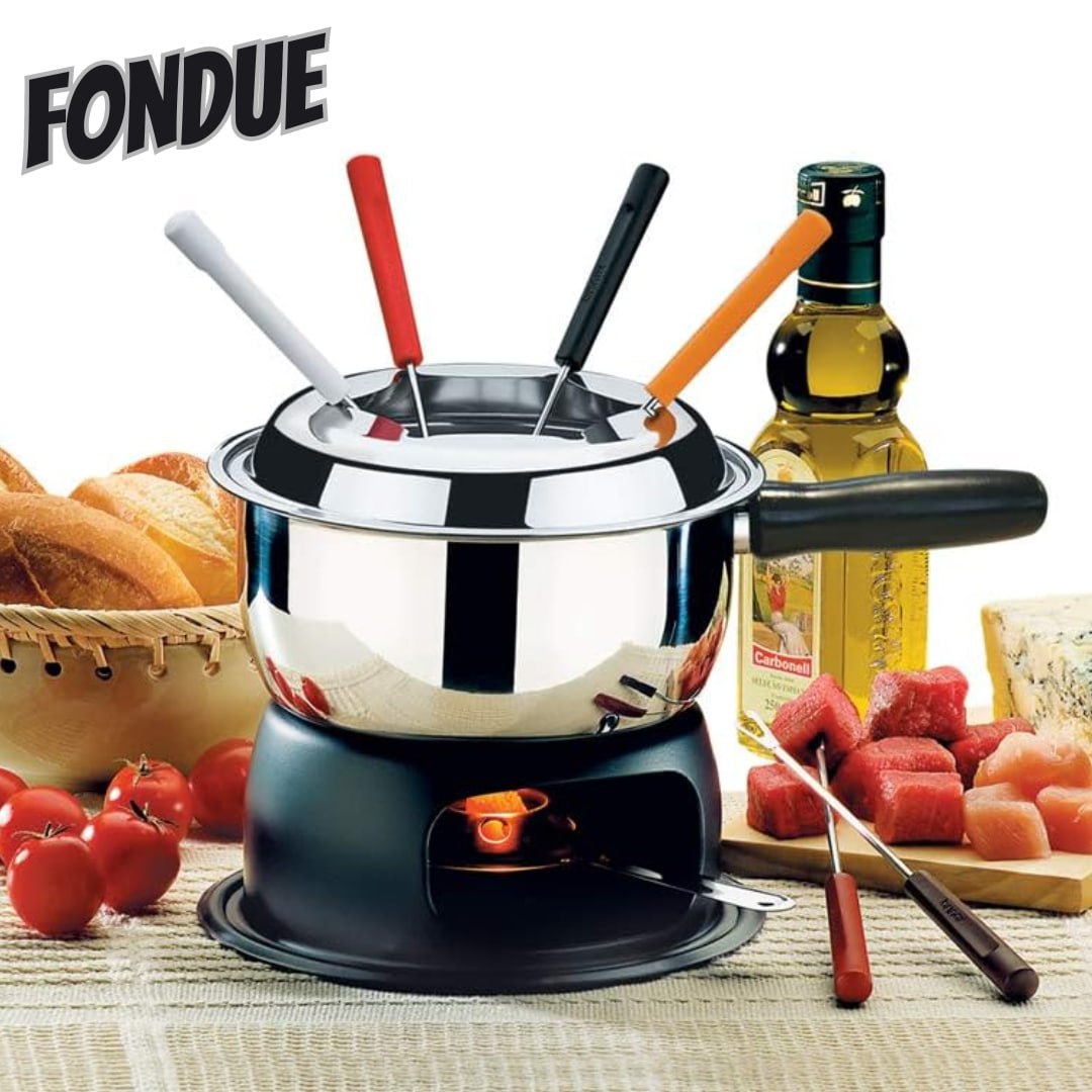 Conjunto para Fondue 12 Peças – Fondue e Petiscos – Brinox na Amazon