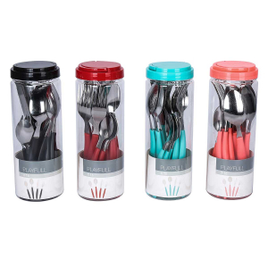 Conjunto para Servir Refeições Uso Adulto 16 Peças Aço Inoxidável Carrefour Home na Carrefour