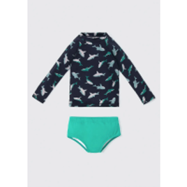 Conjunto Praia Infantil Menino Com Sunga Slip Toddler - Hering na Outlet Espaço Hering