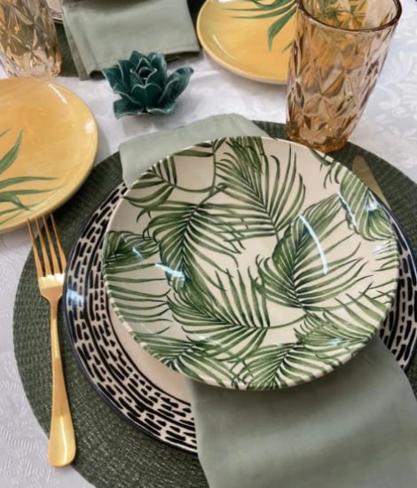 Conjunto Prato Fundo Coup Saona 6 Peças 21cm Porto Brasil na Americanas