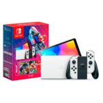 Console Nintendo Switch OLED, Branco + Mario Kart 8 Deluxe + 3 meses do Nintendo Switch Online na KaBuM!