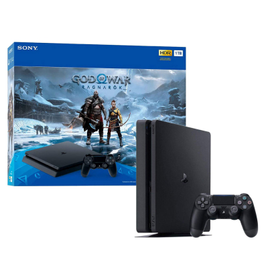Console Playstation 4 Slim 1TB + God of War Ragnarök Bundle Sony na Casa e Vídeo