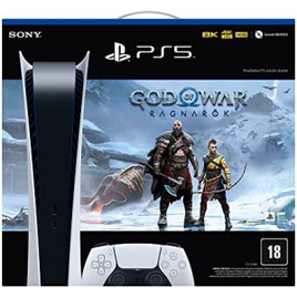 Console PlayStation 5 Digital Edition - Sony + Jogo God of War Ragnarok (Digital) - PS5 na Amazon