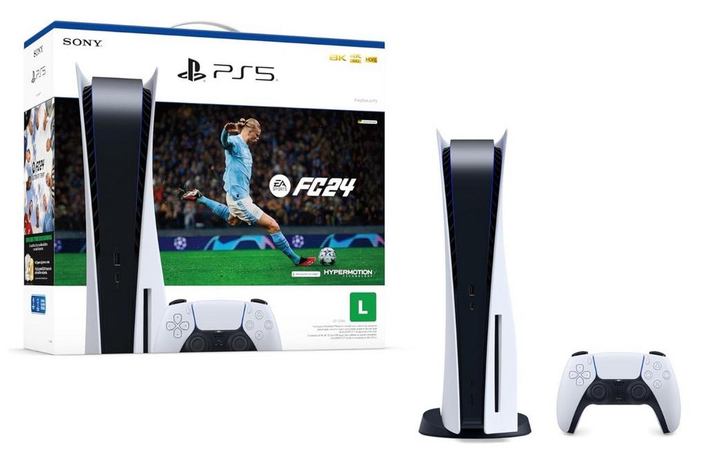 Console PlayStation® 5 + EA SPORTS FC™ 24 na Amazon