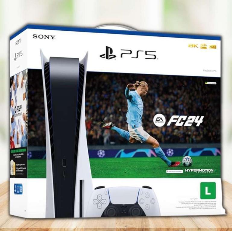 Console PlayStation 5 Edição físico 825GB SSD Sony – EA Sports FC 24 na Fastshop