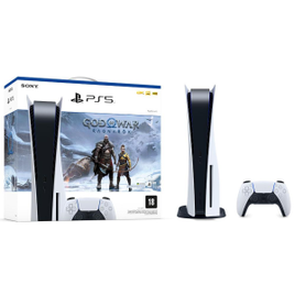 Console PlayStation 5 - PS5 Sony (Com leitor de Disco) + Jogo God of War: Ragnarok (Digital) na Webfones