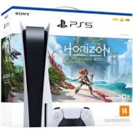 Console PlayStation 5 - PS5 Sony (Com leitor de Disco) + Jogo Horizon Forbidden West (Digital) na Webfones