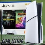 Console PlayStation 5 Slim Sony, SSD 1TB, Com Controle Sem Fio DualSense, Branco + 2 Jogos – 1000038899 na KaBuM!