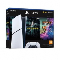 Console PlayStation 5 Slim, SSD 1TB, Edição Digital, Branco + 2 Jogos Digitais - 1000038914 na KaBuM!