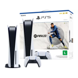 Console Playstation 5 Sony (Com leitor de Disco) + Jogo FIFA 23 (Digital) - PS5 na Casa e Vídeo