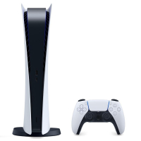 Console Playstation 5 Sony, SSD 825GB, Controle Sem Fio DualSense, Edição Digital, Branco - 1214B na KaBuM!
