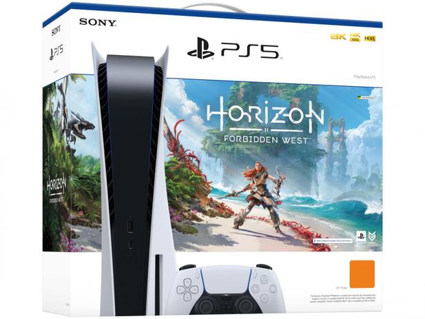 Console PlayStation 5 – PS5 Sony (Com leitor de Disco) + Jogo Horizon Forbidden West (Digital) na Magazine Luiza