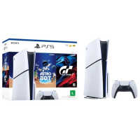 Console Playstation5 Sony 1Tb Slim Disk Bundle Astro Bot E Gran Turismo 7 - Bivolt na Havan