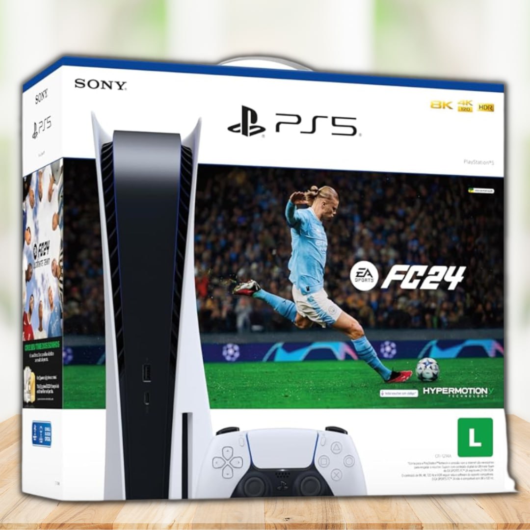 Console Sony PlayStation 5 825GB + EA SPORTS FC 24 na Magazine Luiza