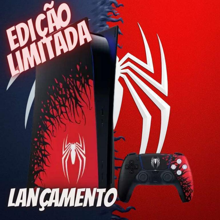 Console Sony Playstation 5 825GB Marvels – Spider-Man 2 Limited Edition Lançamento Pré-Venda na Magazine Luiza
