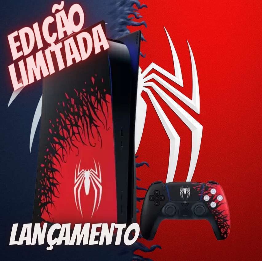 Console Sony Playstation 5 825GB Marvels – Spider-Man 2 Limited Edition Lançamento Pré-Venda na Magazine Luiza