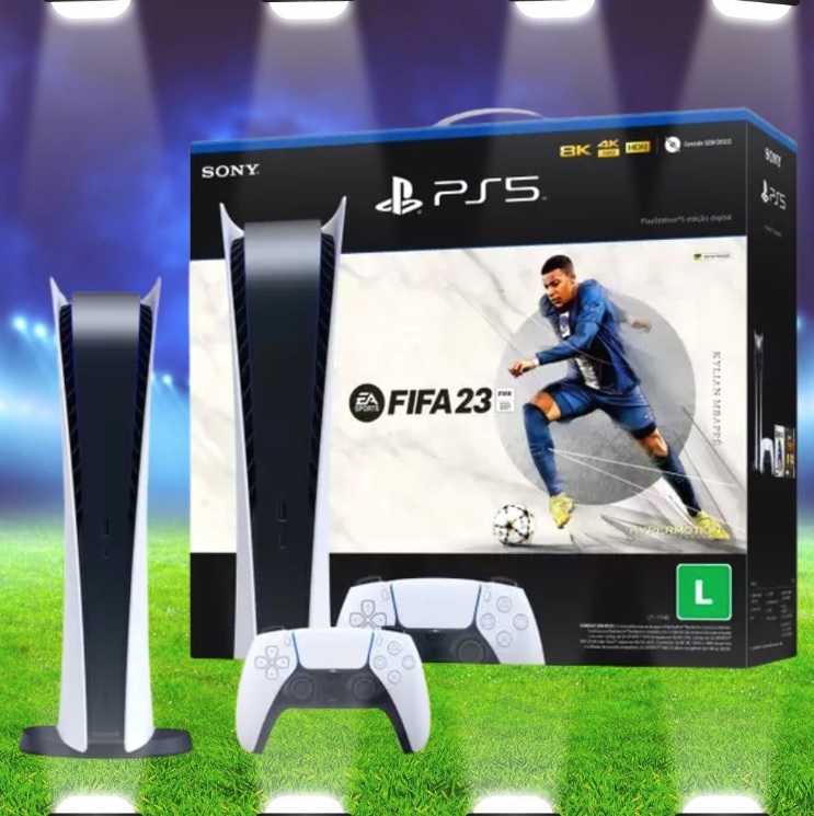 Console Sony PlayStation 5 Edição Digital + FIFA 23 na Magazine Luiza