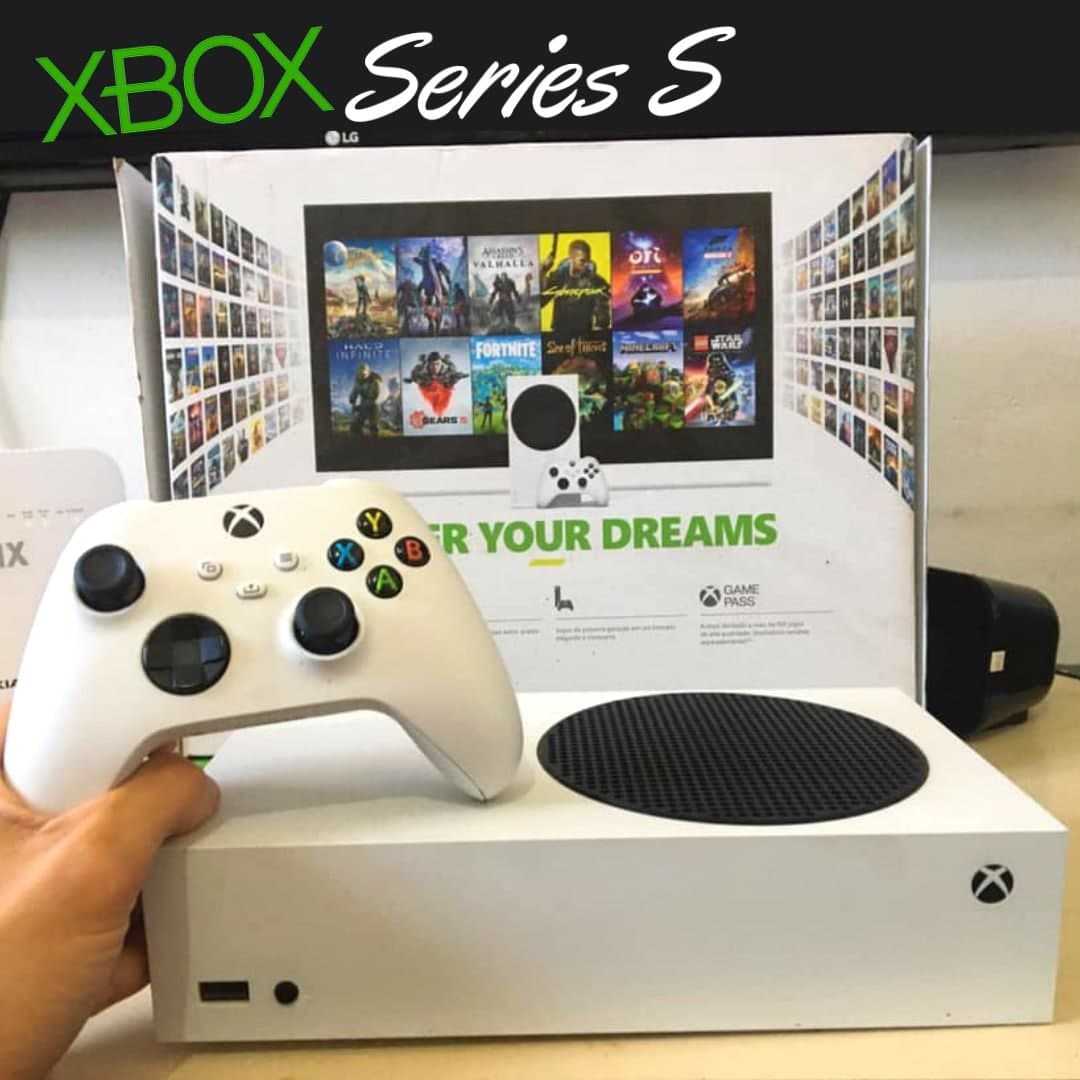 Console Xbox Series S 512GB + Controle Sem Fio – Branco na Fastshop