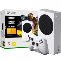 Console Xbox Series S + Fortnite + Rocket League + Fall Guys, 512GB, White, Com 1 Controle, RRS-00076 na Terabyte Shop