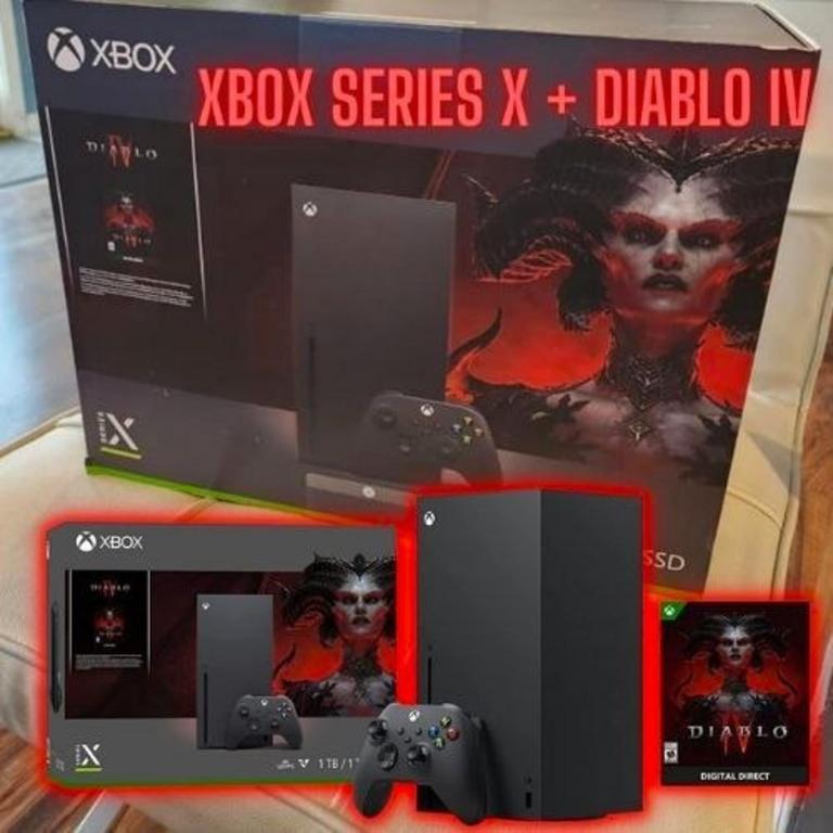 Console Xbox Series X + Diablo IV na Amazon