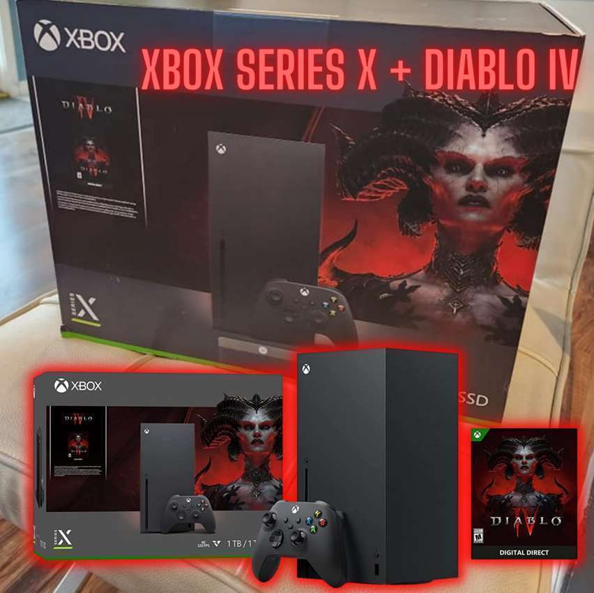 Console Xbox Series X Microsoft Bundle Diablo IV, Preto – RRT-00033 na Magazine Luiza