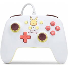 Controel PowerA Pikachu Electric Type com Fio Nintendo Switch na Amazon