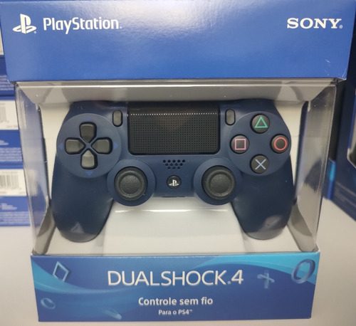 Controle Dualshock 4 – PlayStation 4 – Azul na Amazon
