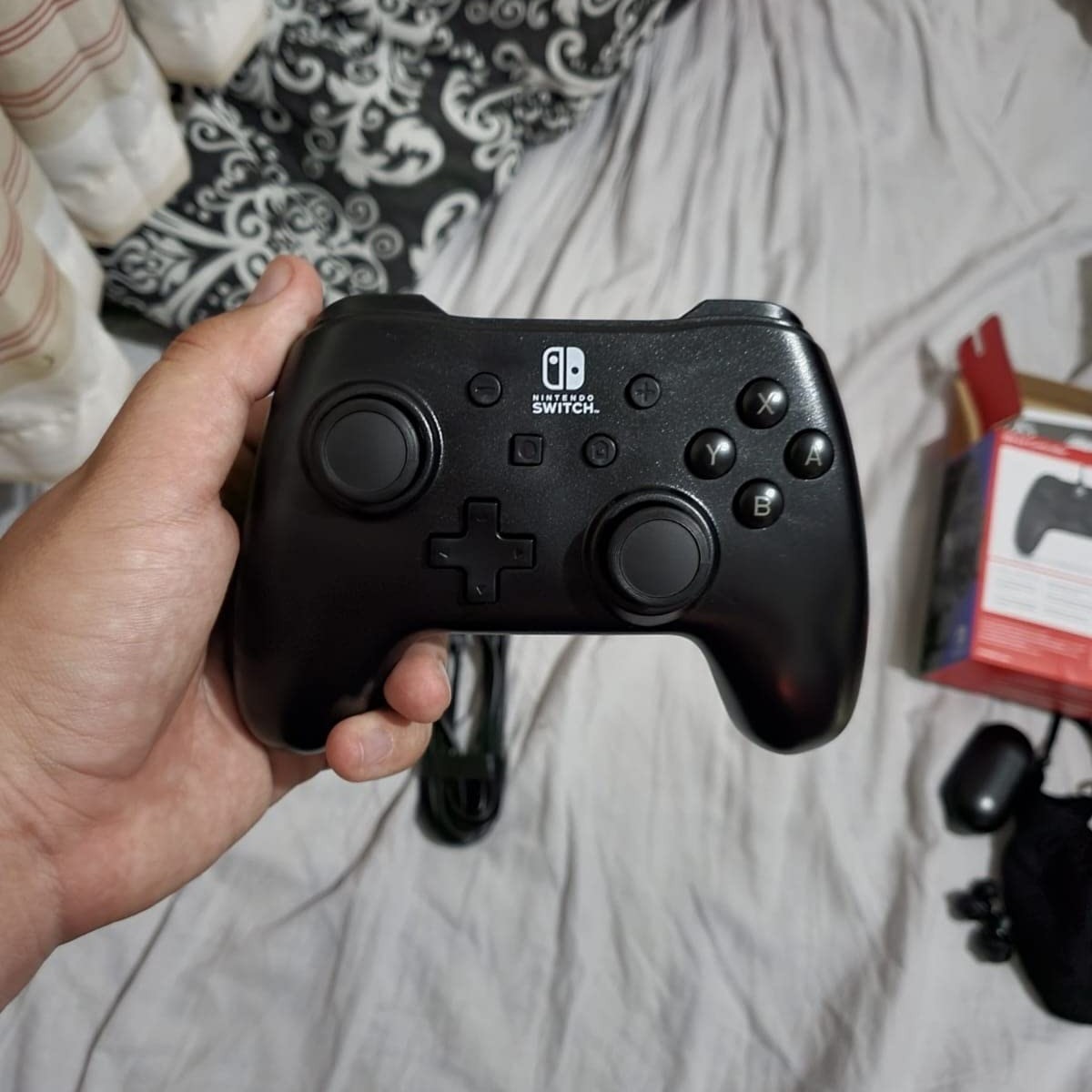 Controle P/ Nsw Powera 1511370-01 com fio, – Nintendo Switch, Black Matte na Amazon