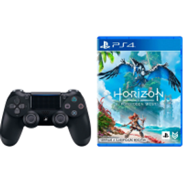 Controle PS4 sem Fio Dualshock 4 Sony + Jogo Horizon Forbidden West - PS4 na Americanas