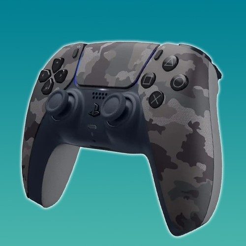 Controle Sem Fio Sony PS5, DualSense Gray Camuflado - 1000030620