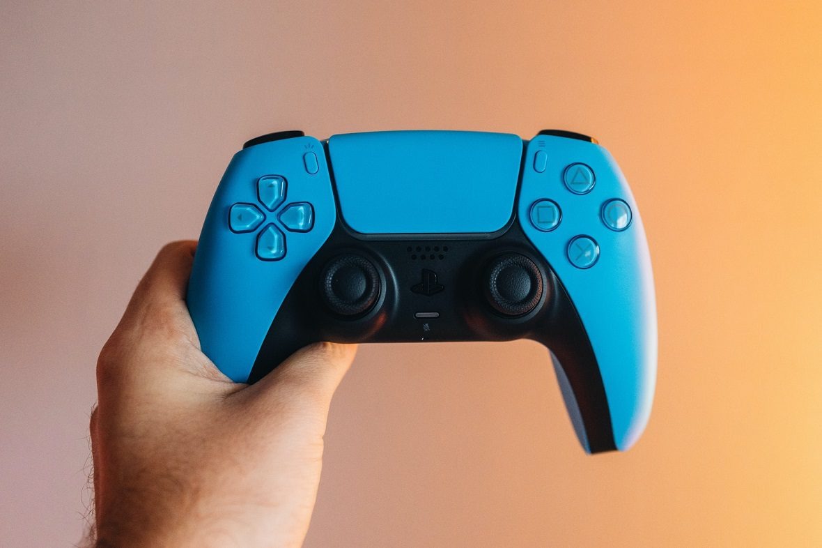 Controle Sem Fio Dualsense Starlight Blue – PS5 na Americanas