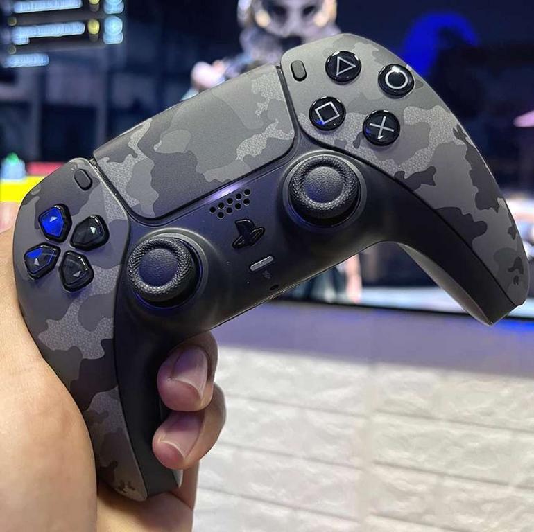 Controle sem fio DualSense™ Gray Camouflage na Amazon