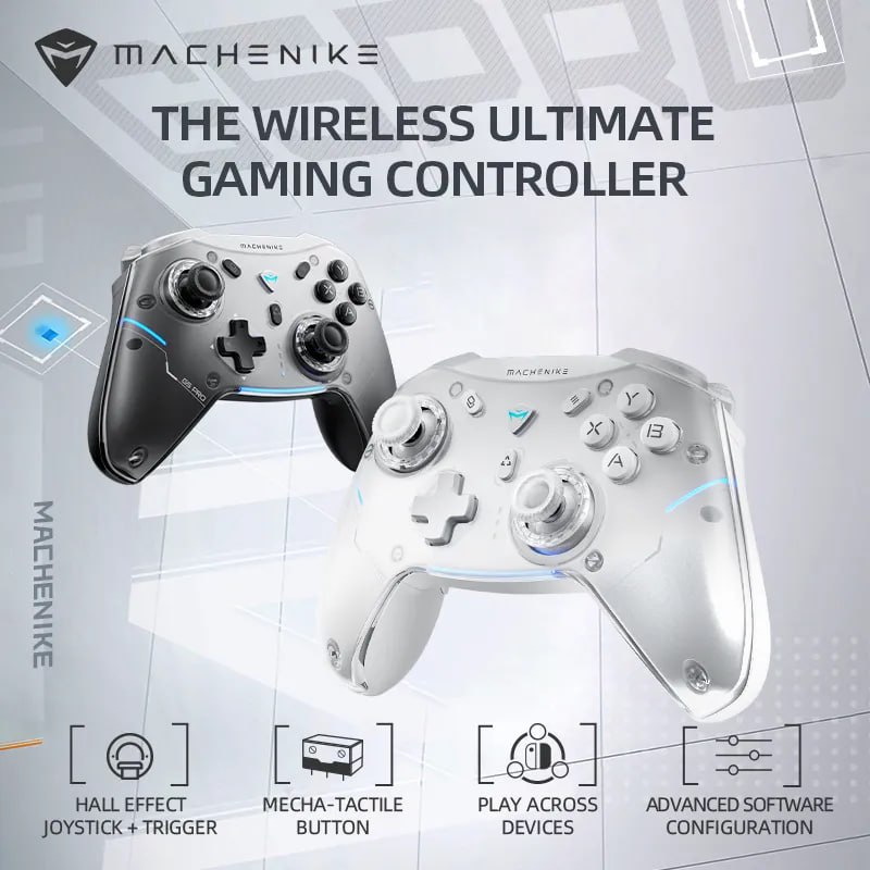 Controle Sem Fio Machenike G5 Pro Elite RGB na Aliexpress
