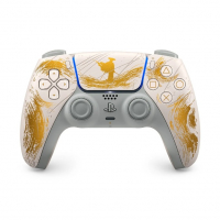 Controle Sem Fio Sony DualSense PS5, Edição Limitada Ouro, Ghost Of Yotei na KaBuM!