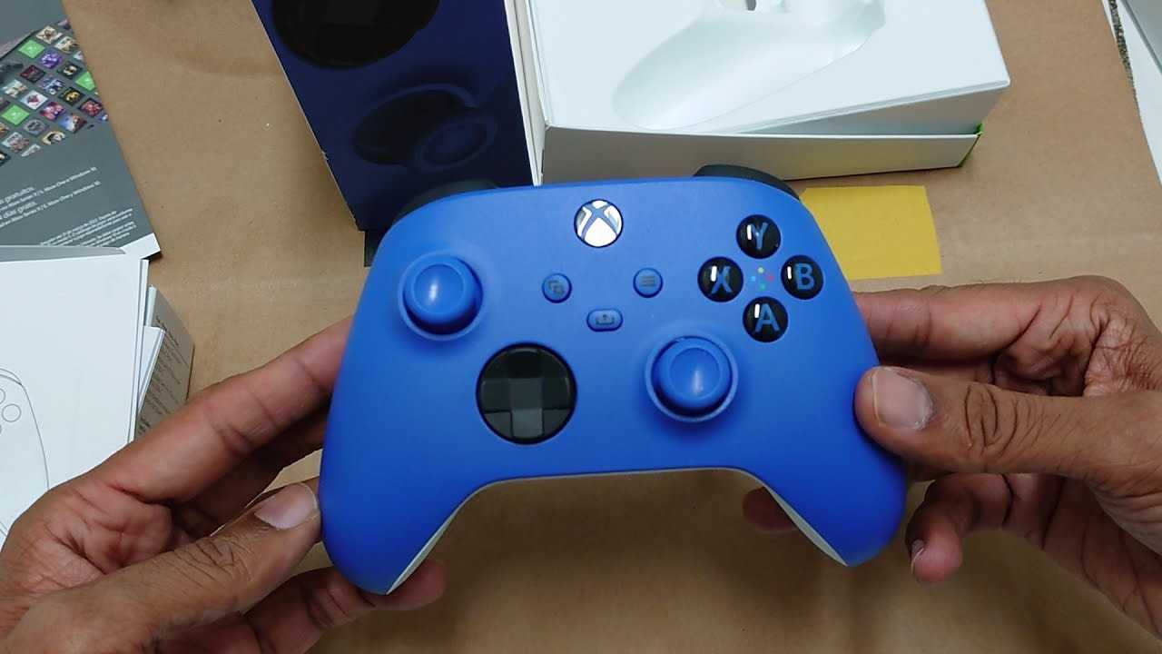 Controle Sem Fio Xbox – Shock Blue – Microsoft na Compra Certa