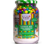 Cookie Mix Com Chocolates Coloridos SEM GLÚTEN 470g – Vida Gourmet na Amazon