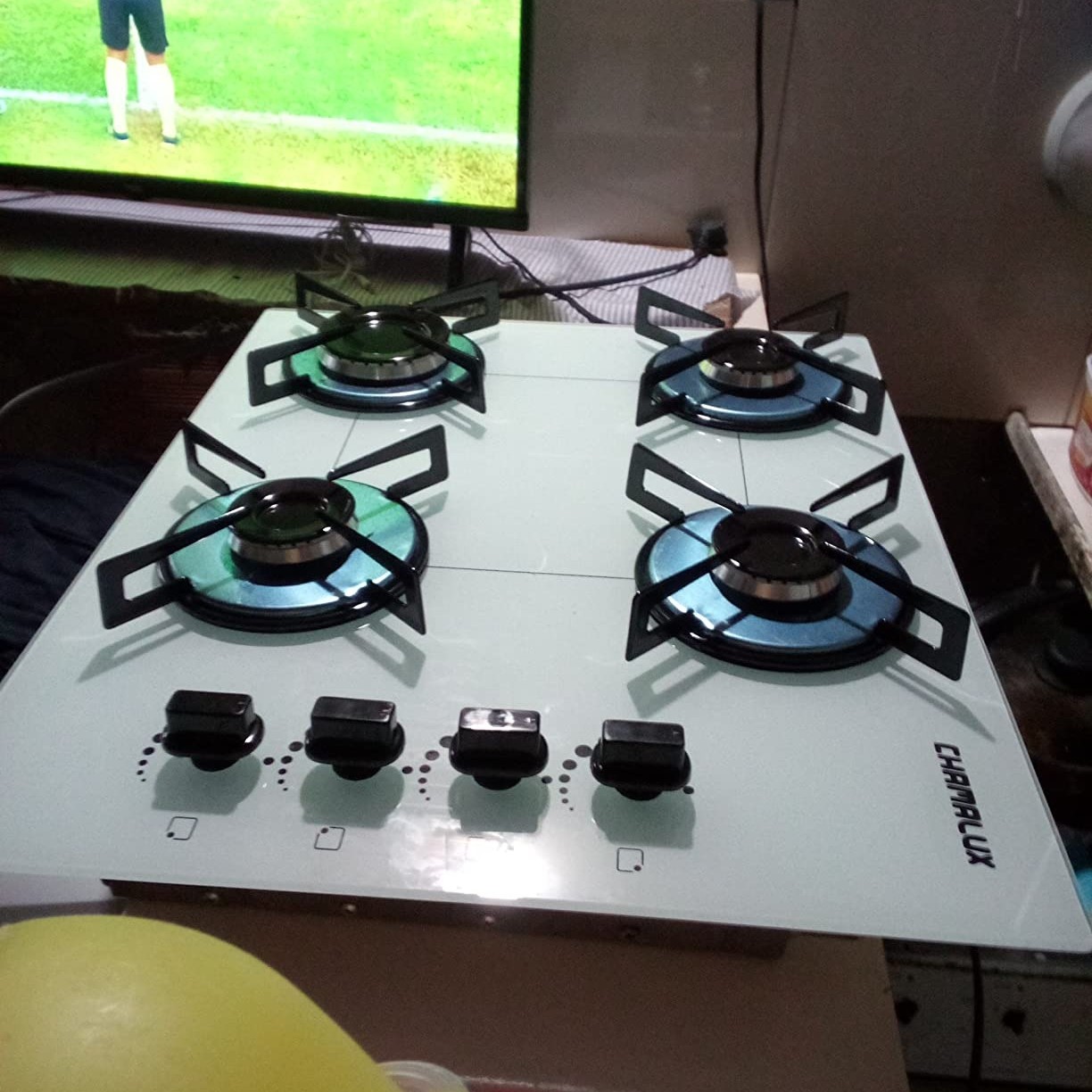 Cooktop 4 bocas Chamalux ultra chama branco Bivolt T.C na Amazon