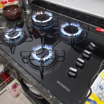Cooktop 4 Bocas Mondial a Gás GLP Preto – CTG-01 na Magazine Luiza