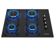 Cooktop 4 Bocas Mondial a Gás GLP Preto – CTG-01 na Magazine Luiza