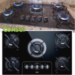Cooktop 5 Bocas a Gás GLP Consul Vidro Temperado – Preto Acendimento Automático Facilite CD075AE na Magazine Luiza