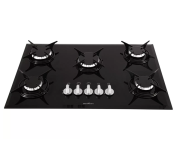Cooktop 5 Bocas Britânia a Gás GLP Preto – BCT5P na Magazine Luiza