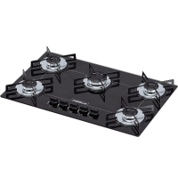 Cooktop 5 Bocas Chamalux Ultra Chama Preto Bivolt T.C na Amazon
