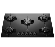 Cooktop 5 Bocas Electrolux a Gás GLP Preto – KE5GP na Magazine Luiza