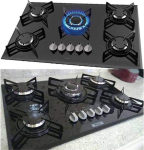 Cooktop 5 Bocas Philco Cook Chef 5 TC à Gás – GLP Preto Tripla-chama Cook Chef 5 TC na Magazine Luiza