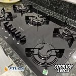 Cooktop 5 Bocas Preto com Mesa de Vidro Atlas Agile Up Bivolt na Amazon