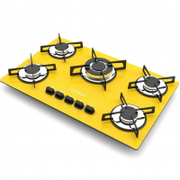 Cooktop 5 Bocas Tripla Chama Amarelo Chamalux, 573 na Amazon