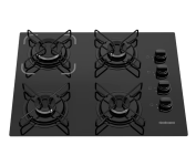 Cooktop a Gás 4 Bocas Itatiaia Essencial com Acendimento Automático Bivolt – Preto na Casas Bahia