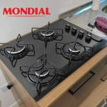 Cooktop a Gás, 4 Bocas, Mondial, Preto/Inox, Bivolt – CTG-01 na Amazon